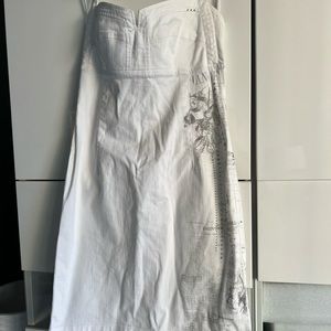 Y2K cop copine halter dress